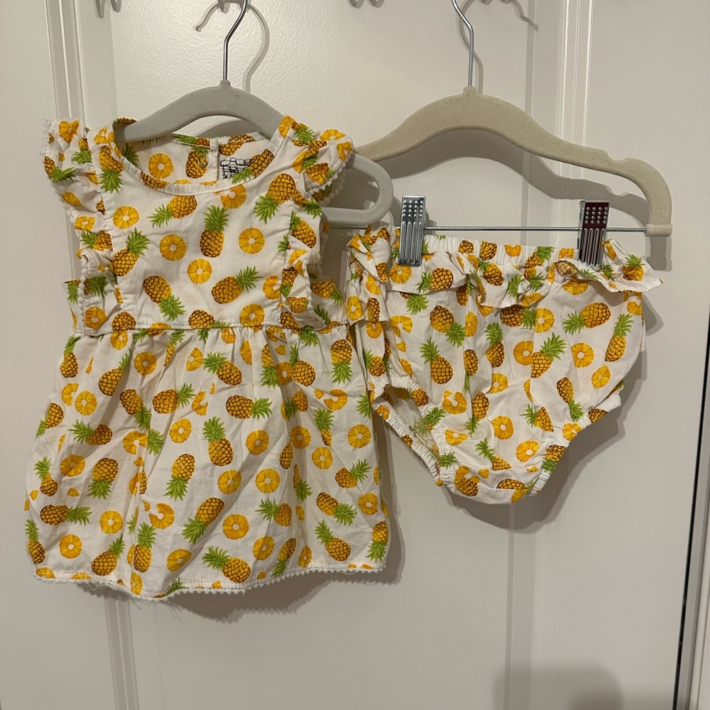 Kapital K Pineapple 🍍 Dress 6-9 months